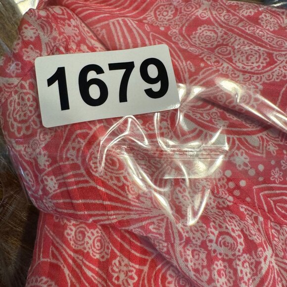 Westbound Woman‎ Floral Button Up Shirt Size 3X Cotton Pink Career Paisley Loose - Picture 6 of 6